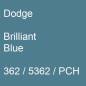 Preview: Dodge, Brilliant Blue, 362 / 5362 / PCH.